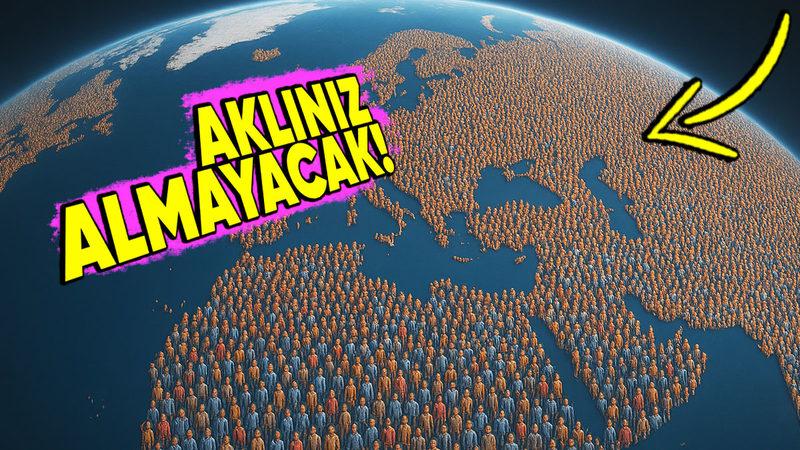 Önce Tahminleri Alalım: Dünya’nın Tamamını Hiç Boşluk Kalmayacak Şekilde Doldurmak İçin Kaç İnsan Gerekir?
