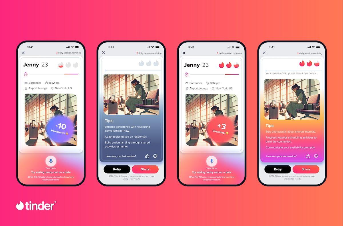 Tinder, Flört Yeteneklerini Geliştirebilmek İçin Yapay Zekâ Botu Duyurdu