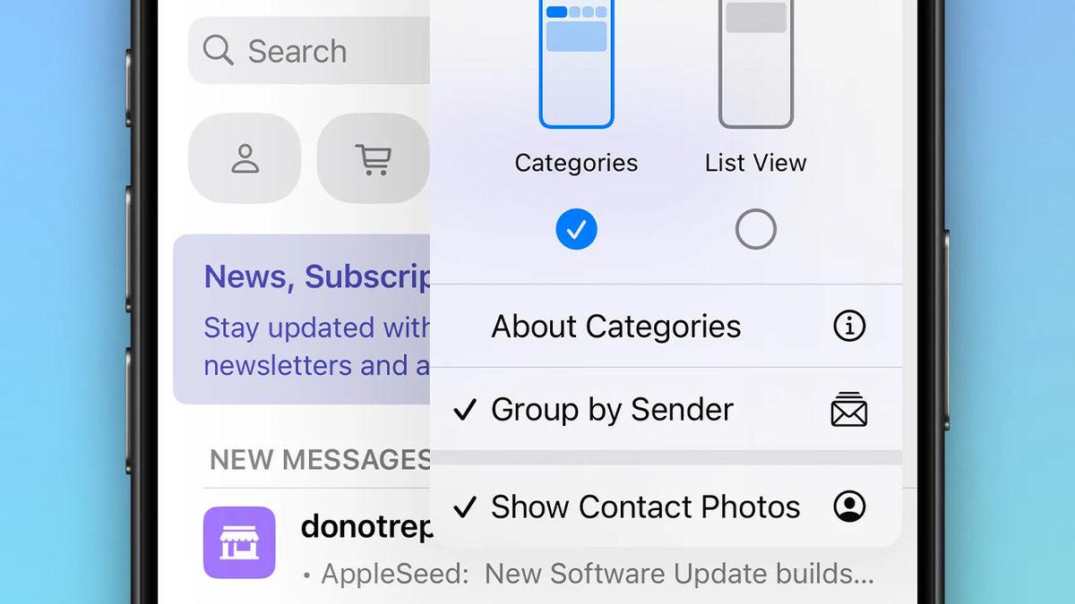 iOS 18.5 ile Mail Uygulamasının Orijinal Tasarımına Dönmek Kolaylaşacak