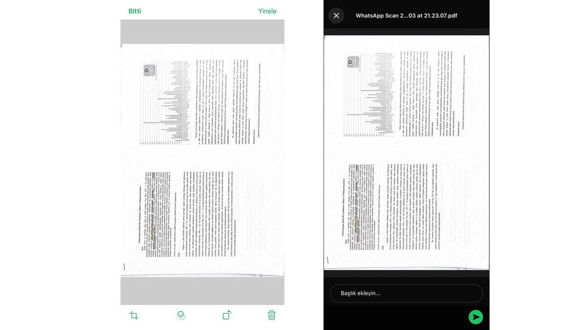 WhatsApp’tan Belgeleri Hızlı Bir Şekilde Tarayarak PDF Hâline Nasıl Getirebiliriz?