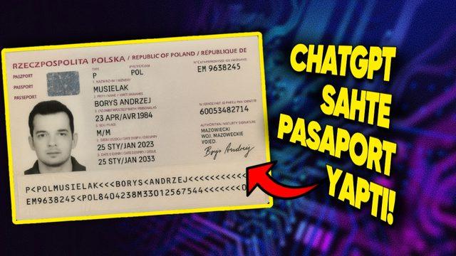 ChatGPT’yle Oluşturulan Sahte Pasaport, Kimlik Doğrulama Sistemlerini Kolayca Geçebildi