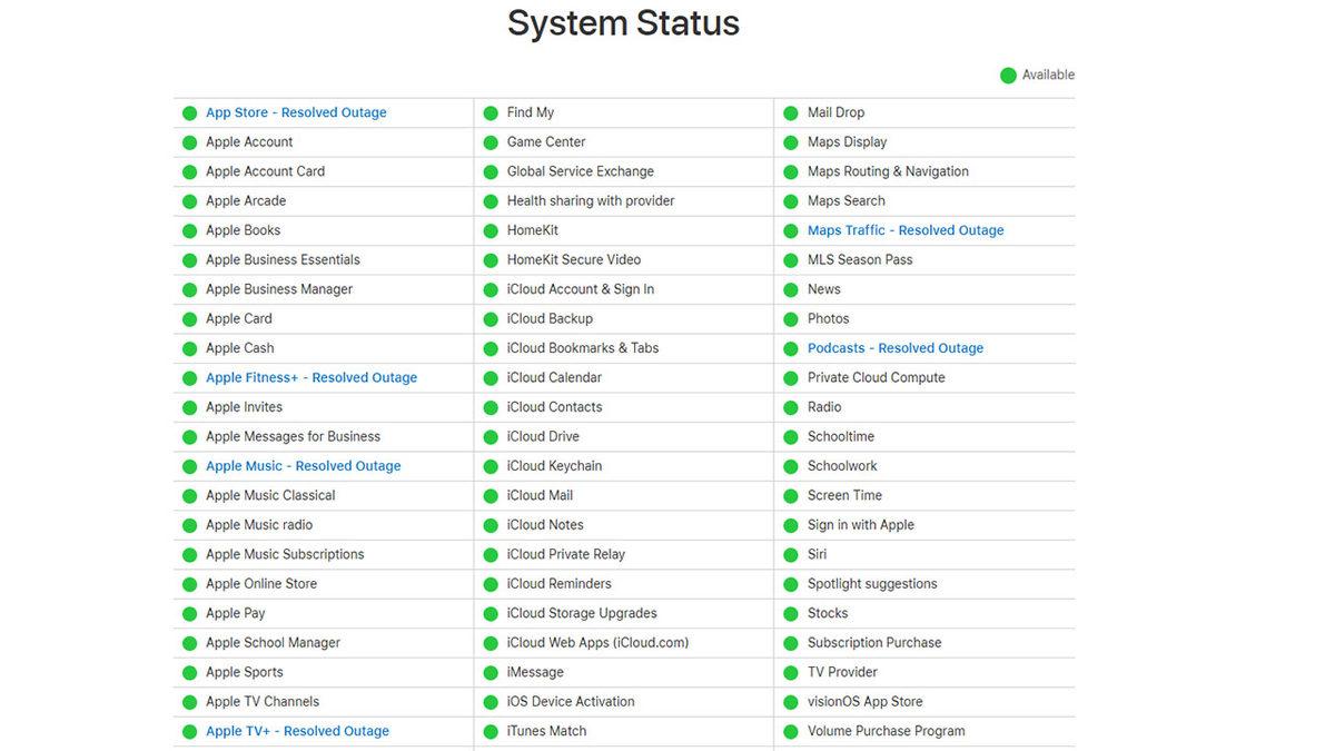 App Store, Haritalar ve Dahası: Bazı Apple Sistemleri Çalışmaz Oldu