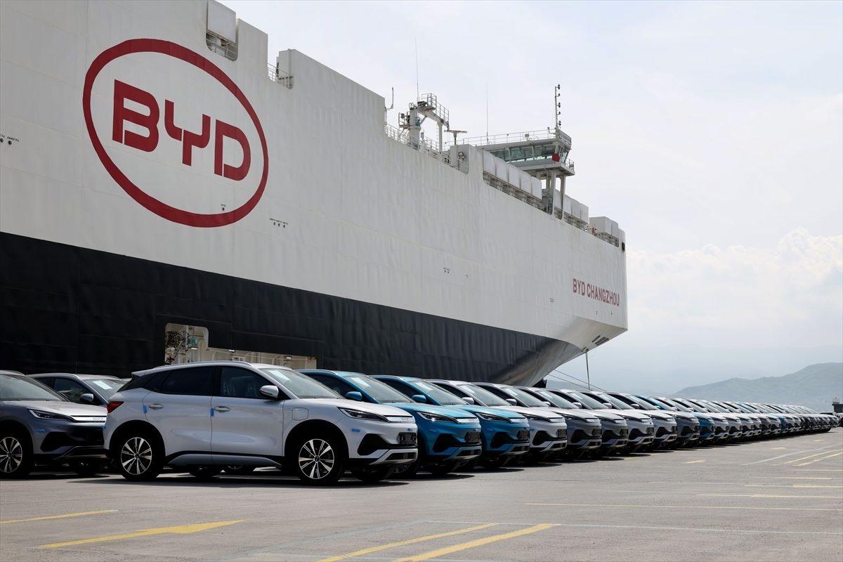 BYD’nin Araç Gemisi ’BYD Changzhou’, 7 Bin Araçla Türkiye’ye Geldi