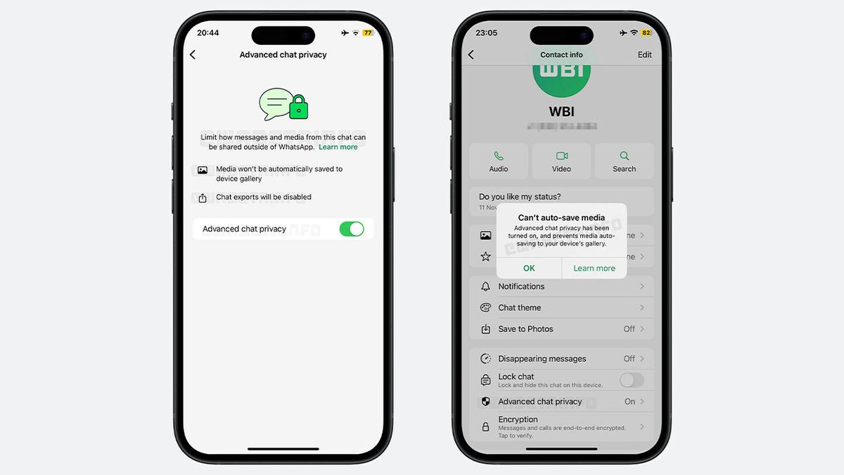 WhatsApp’ın Güvenliği Arşa Çıkaracak Gelişmiş Sohbet Gizliliği Özelliğinden Yeni Ekran Görüntüsü Ortaya Çıktı
