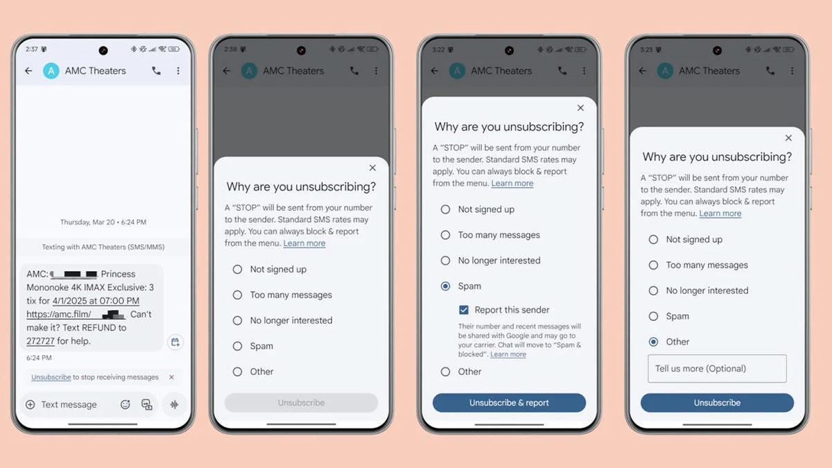 Google Mesajlar, Bitmek Bilmeyen Kampanya Mesajlarından Tek Dokunuşla Kurtulmanızı Sağlayacak