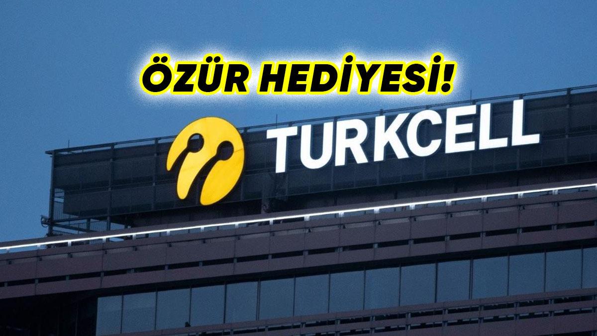 Hizmet Kesintisi Yaşayan Turkcell’den Tüm Müşterilerine Özür Hediyesi: İnternet, Konuşma ve Dahası...