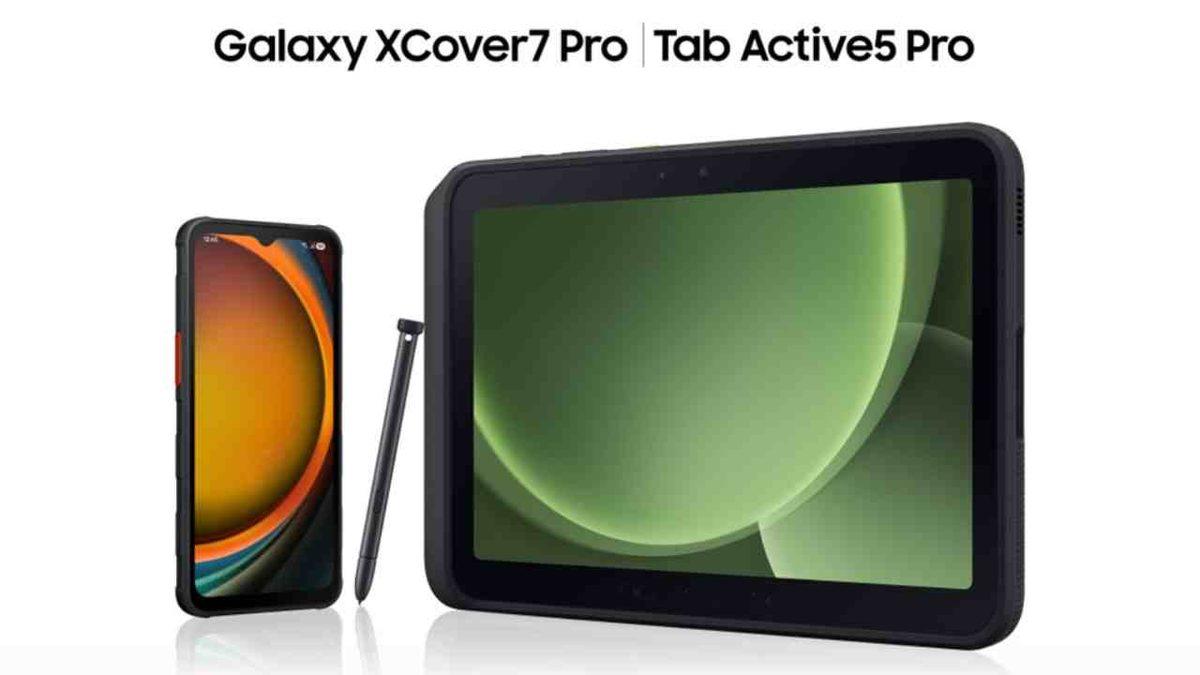 Kaya Gibi Sağlam Telefon Samsung Galaxy XCover7 ve Tank Gibi Tablet Galaxy Tab Active5 Pro Duyuruldu!
