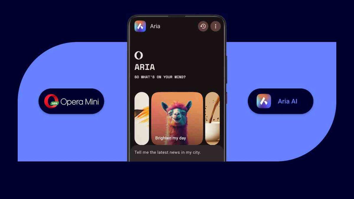Opera, Yapay Zekâ Asistanı Aria’yı Opera Mini’ye Entegre Etti