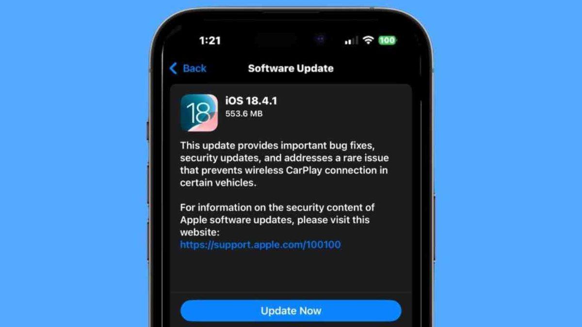 Apple Yeni iOS 18.4.1 Güncellemesini Yayımlandı: Tepki Çeken Sorun Çözüldü!