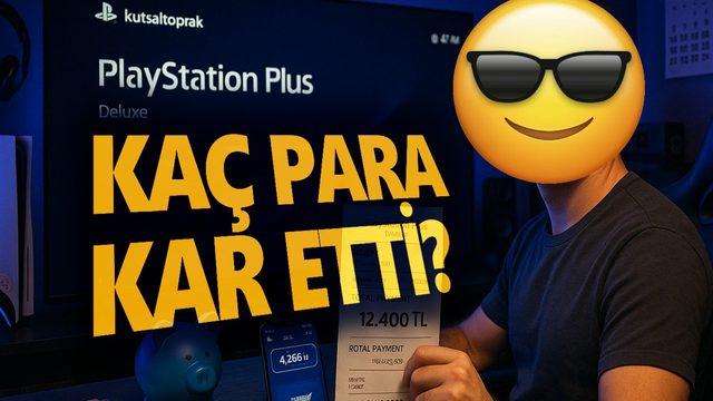 27 Yıllık PlayStation Plus Aboneliği Alan Kişi, 2 Yılda Kaç TL Kâr Etti?