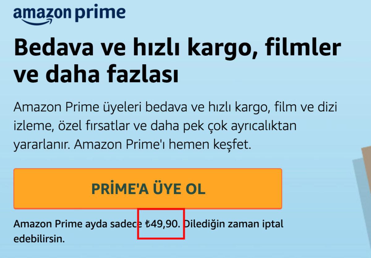 Amazon Prime’a 2 Yıl Sonra Zam Geldi! İşte Yeni Fiyatı