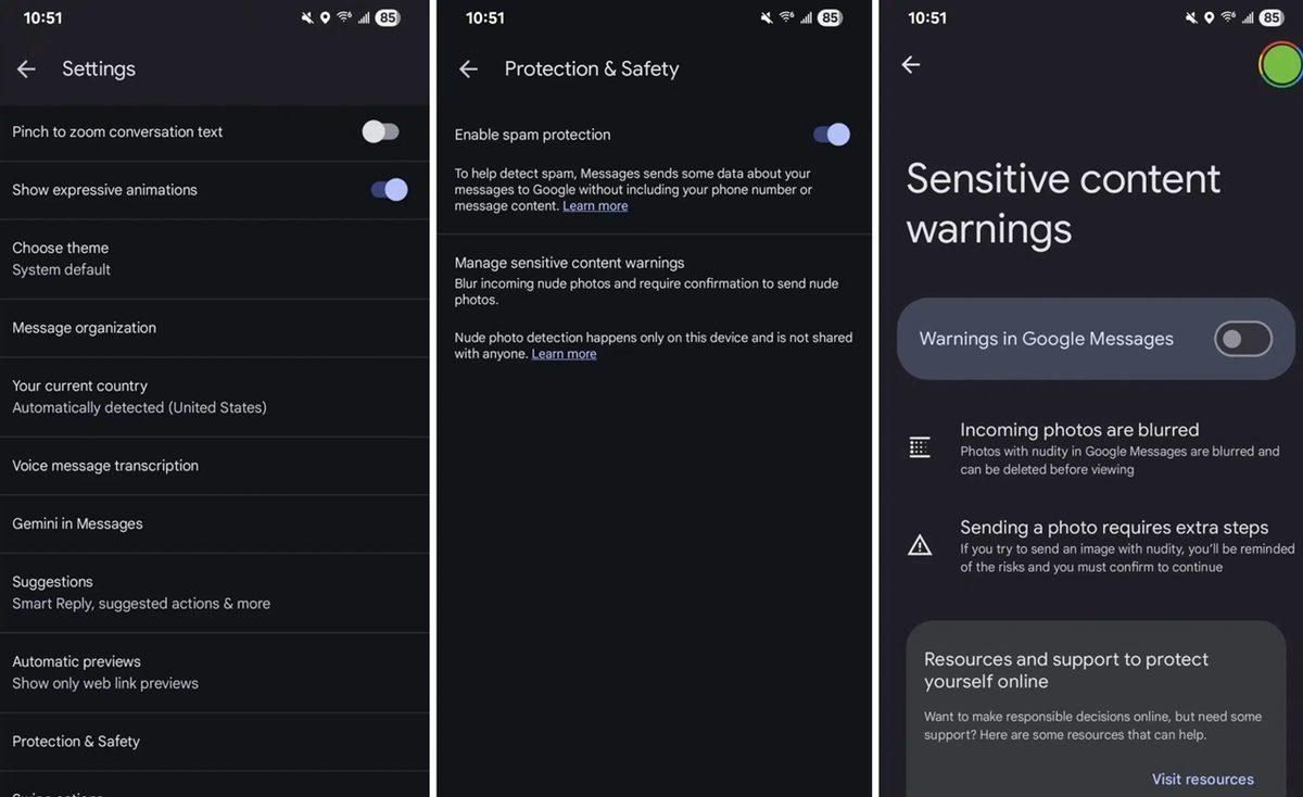 Google Artık Mesajlardaki Çıplak Fotoğrafları Hemen Göstermeyecek