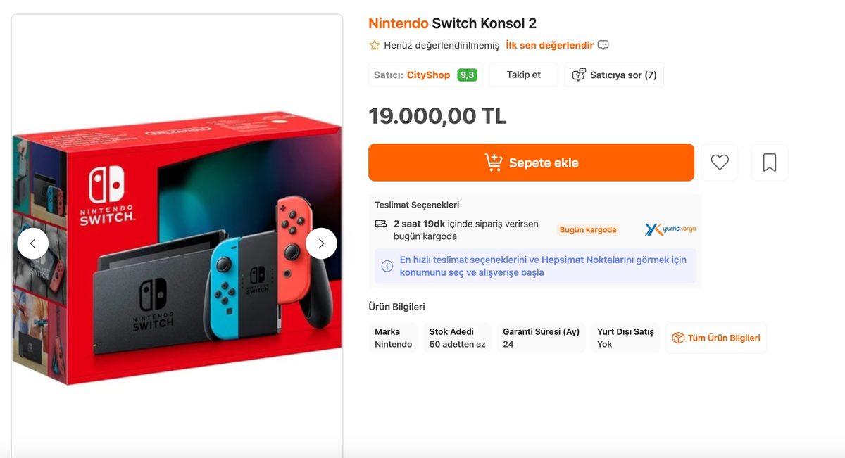 Nintendo Switch 2, Yurt Dışında Satışa Sunuldu: Türkiye’deki Sahte Switch 2 İlanlarına Dikkat!