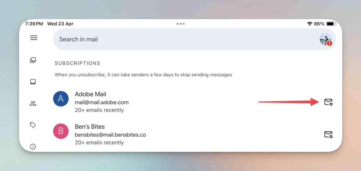 Gmail’e Bomba Gibi Özellik Geliyor: Yağmur Gibi Yağan Kampanya E-Postalarından Kolayca Kurtulabilirsiniz