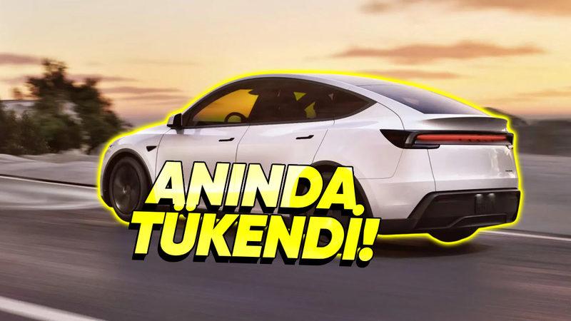 Yeni "Uygun Fiyatlı" Tesla Model Y Anında Tükendi: Satın Alınamıyor!