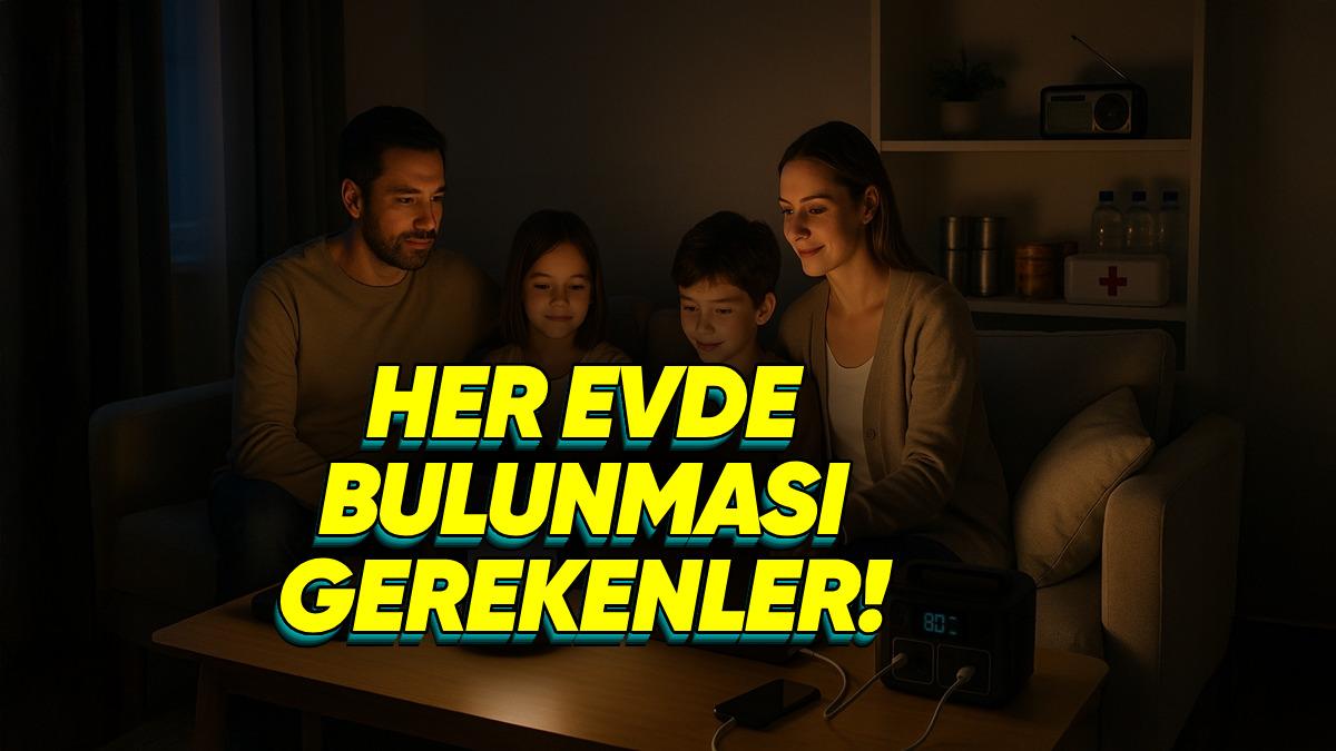 Ani Bir Elektrik Kesintisinde Hayatın Durmaması İçin Her Evde Bulunması Gereken Ürünler