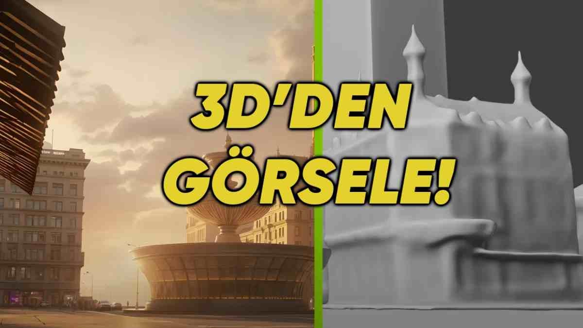 NVIDIA, 3D Sahnelerden Yapay Zekâ Görselleri Üretebilen Yeni Aracını Tanıttı