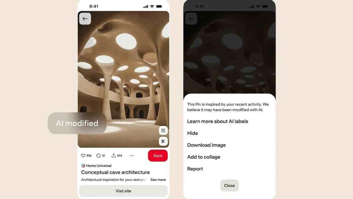 Pinterest, Yapay Zekâ İçeriklerini Ayıklamak İçin Yeni Araç Sunuyor: İşte Detaylar