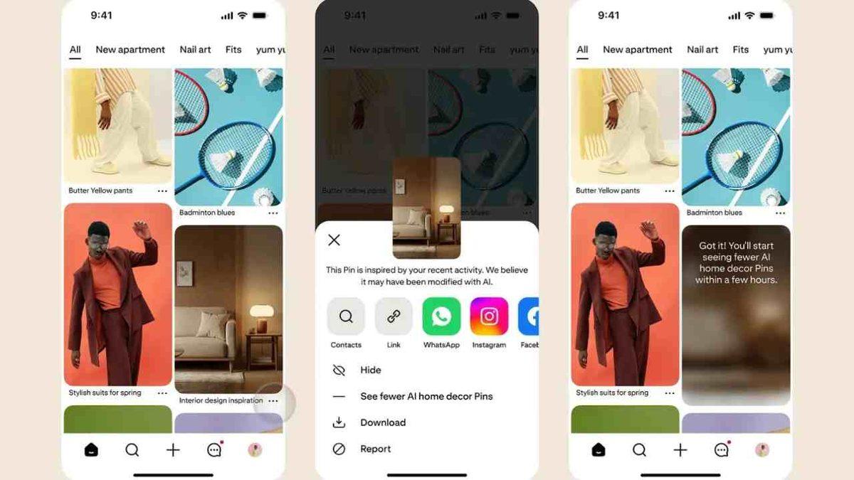 Pinterest, Yapay Zekâ İçeriklerini Ayıklamak İçin Yeni Araç Sunuyor: İşte Detaylar