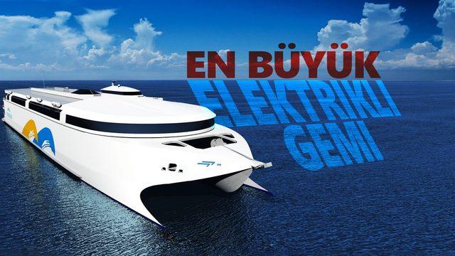 Dünyanın En Büyük Elektrikli Gemisi Suya İndirildi (Acilen Türkiye’ye Gelmeli)