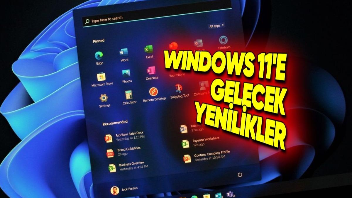 Windows 11’e Gelecek Yeni Özellikler Açıklandı
