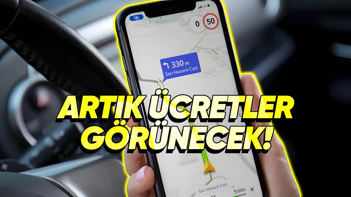 Yola Çıkmadan Yolculuğunuzun Ücretini Öğrenebileceksiniz: Yandex Maps’e Yol Ücretleri Özelliği Geldi!