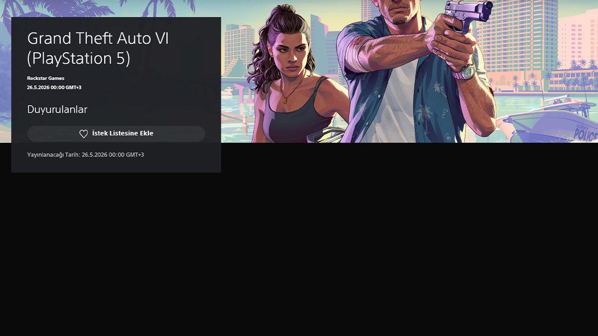 GTA 6’nın PlayStation Sayfası Açıldı (Hemen İstek Listesine Ekleyebilirsiniz)