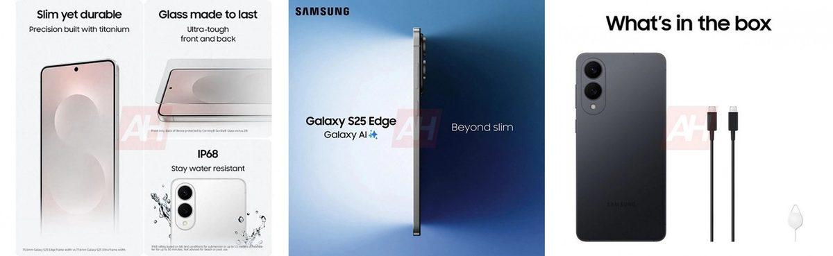 Samsung Galaxy S25 Edge’in Resmî Basın Görselleri Sızdırıldı: İşte Telefona Dair Ortaya Çıkan Tüm Detaylar!