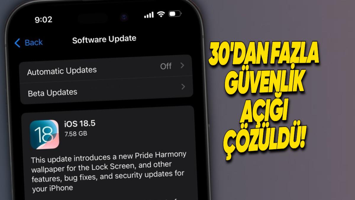 iOS 18.5, iPhone’lara Sadece Yeni Özellikler Getirmedi, Büyük Riskleri de Ortadan Kaldırdı: 30’dan Fazla Güvenlik Açığı Giderildi!