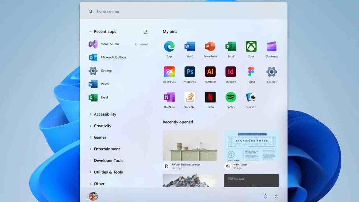 Böyle de Olabilirdi: Microsoft, Windows 11’in Başlat Menüsü İçin Reddedilen Tasarım Fikirlerini Paylaştı