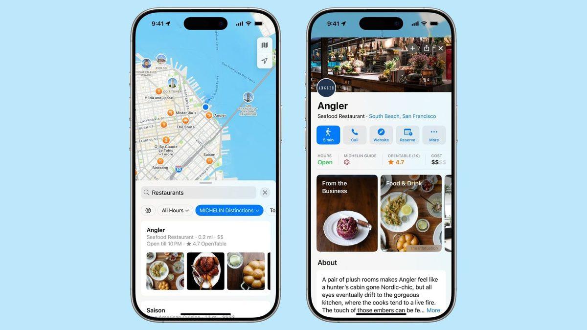 Apple, Harita Uygulamasına Uzman Yorumları Ekledi: Bir Restoranın Michelin Rehberi’nde Olup Olmadığını Bile Göreceksiniz!