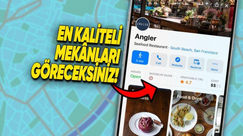 Apple, Harita Uygulamasına Uzman Yorumları Ekledi: Bir Restoranın Michelin Rehberi’nde Olup Olmadığını Bile Göreceksiniz!
