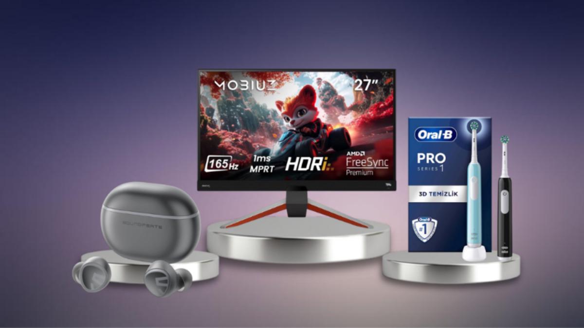 BenQ Monitörden Oral-B Şarjlı Diş Fırçasına: Günün Fırsatları Kapsamında Alabileceğiniz İndirimli Ürünler