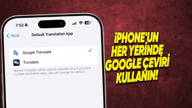 Artık Google Çeviri’yi iPhone’larda Varsayılan Çeviri Uygulaması Yapabileceksiniz (Nasıl Yapaacağınızı Adım Adım Anlattık)