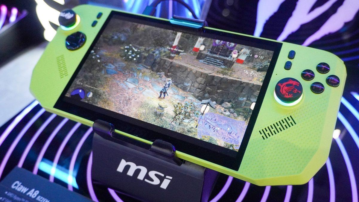 Artık AMD İşlemcili: Üst Düzey Oyun Performansı Sunacak El Konsolu MSI Claw A8 Duyuruldu!
