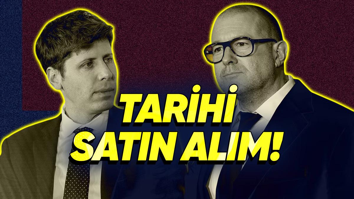 OpenAI, Eski Apple Tasarımcısı Jony Ive’in Girişimini Satın Aldı: Fiyat Dudak Uçuklatacak Cinsten!