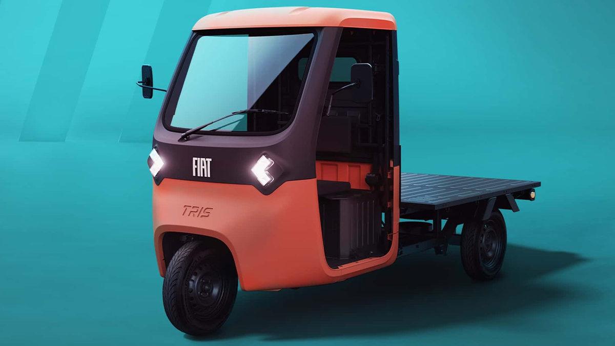 Fiat, Hem Minik Hem Sevimli Üç Tekerlekli Elektrikli Pick-up’ını Tanıttı: Karşınızda Tris!
