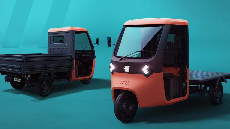 Fiat, Hem Minik Hem Sevimli Üç Tekerlekli Elektrikli Pick-up’ını Tanıttı: Karşınızda Tris!