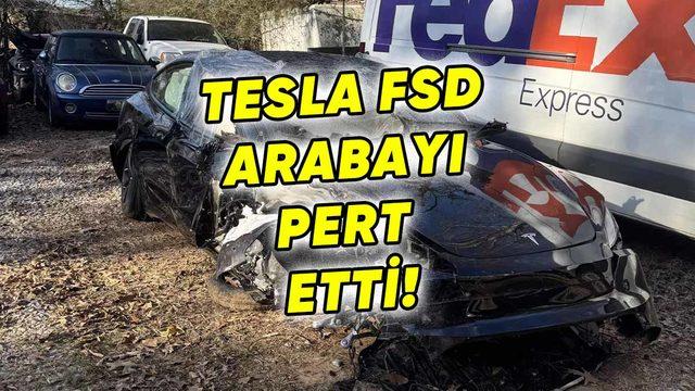Tesla Model 3, Otonom Sürüşteyken Akılalmaz Bir Kazaya Karıştı [Video]