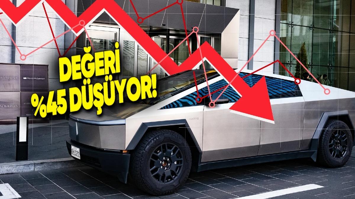 2. El Cybertruck, Tesla’nın Gözünde Neredeyse Yarı Yarıya Değer Kaybediyor