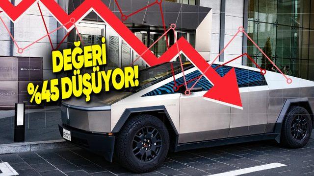 2. El Cybertruck, Tesla’nın Gözünde Neredeyse Yarı Yarıya Değer Kaybediyor