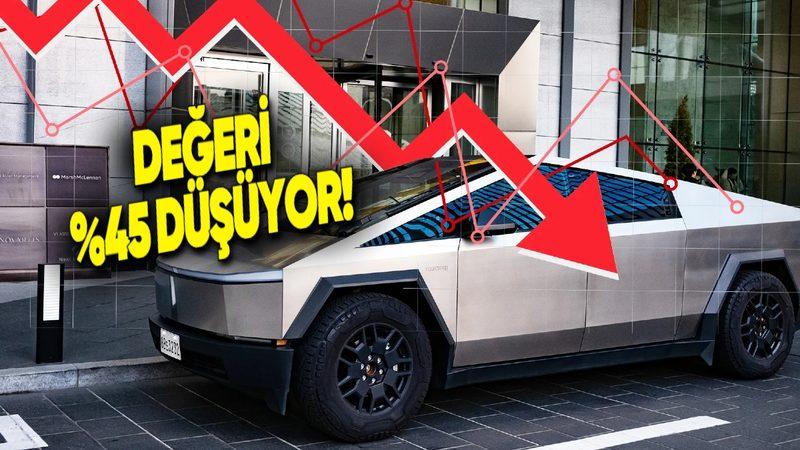 2. El Cybertruck, Tesla’nın Gözünde Neredeyse Yarı Yarıya Değer Kaybediyor