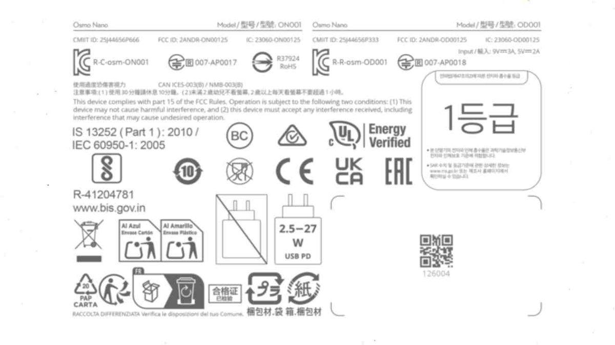 DJI’ın Yeni Aksiyon Kamerası Osmo Nano Ortaya Çıktı: Action 2’nin İzinden mi Gidiyor?