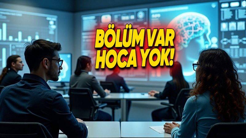 Türkiye’de Üniversitelerde Yapay Zekâ Bölümleri Var, Hoca Yok!