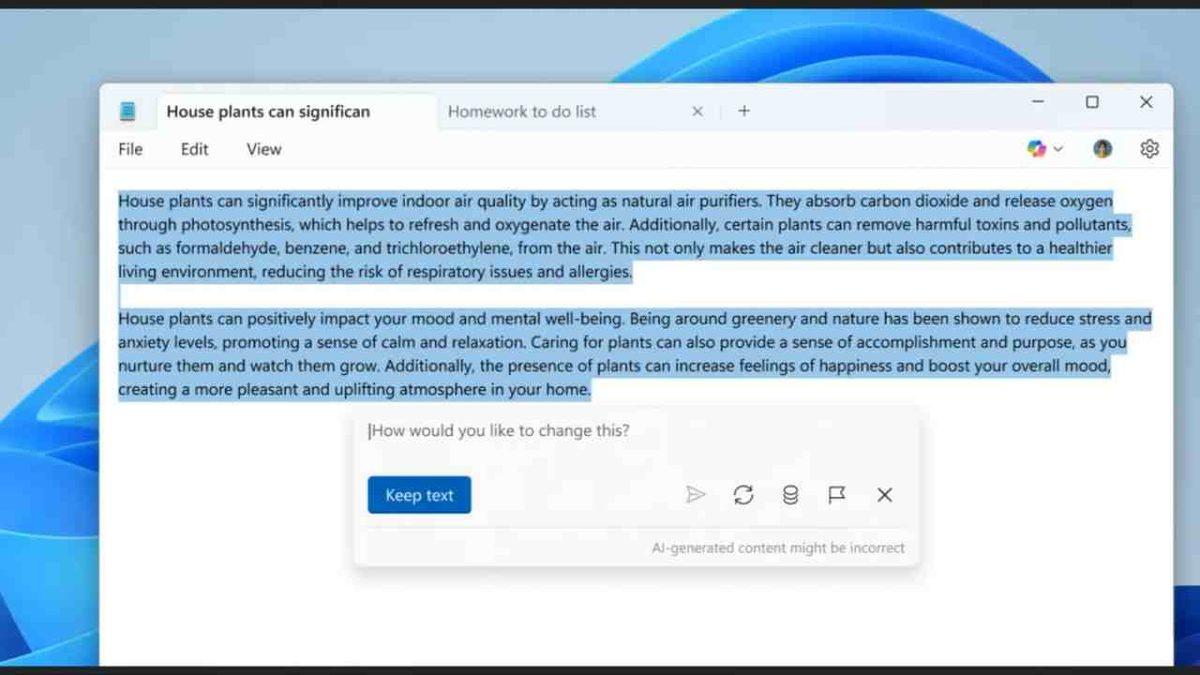 Yapay Zekâ Dalgası Microsoft’un Not Defteri’ni de Sardı: İşte Yeni Gelen Özellikler!