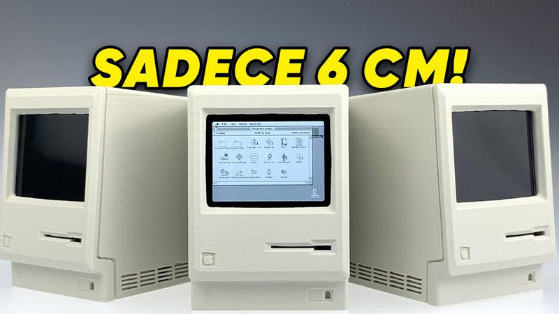 Sadece 6 Santimetre Uzunluğunda Macintosh Classic Üretildi (Siz de Yapabilirsiniz)