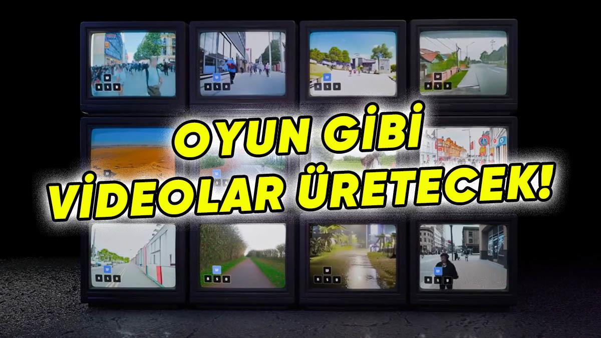 Gerçek Dünya Verilerini Kullanarak Etkileşimli 3D Videolar Üreten Yapay Zekâ Duyuruldu! [Video]