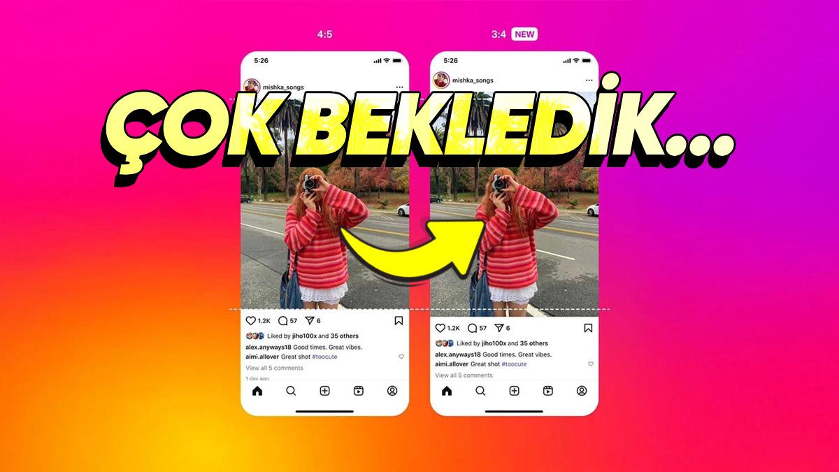 Instagram’daki Kare Fotoğraf Zorunluluğu Kalkıyor: Artık Dikey Fotoğraflar da Paylaşılabilecek!