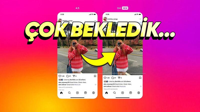 Instagram’daki Kare Fotoğraf Zorunluluğu Kalkıyor: Artık Dikey Fotoğraflar da Paylaşılabilecek!