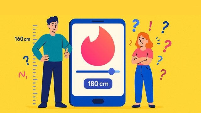 Ayıp Ayıp: Tinder’da İstediğinizden Kısa ya da Uzun Kişilerin Gösterilmesini Engelleyebileceksiniz